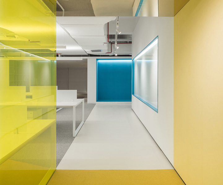 極簡風(fēng)海鏈科技深圳總部辦公室辦公區(qū)裝修設(shè)計圖