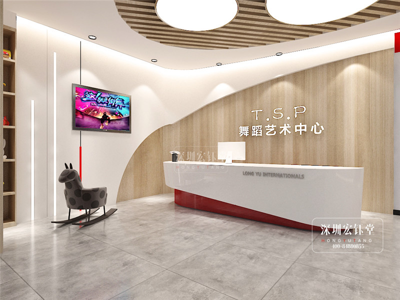 鄭州TSP舞蹈藝術(shù)培訓(xùn)中心大廳裝修設(shè)計效果圖 鄭州TSP舞蹈藝術(shù)培訓(xùn)中心大廳裝修設(shè)計效果圖