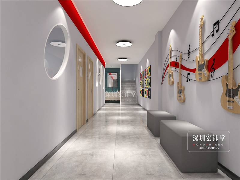 鄭州TSP舞蹈藝術(shù)培訓(xùn)中心走廊裝修效果圖 鄭州TSP舞蹈藝術(shù)培訓(xùn)中心走廊裝修效果圖