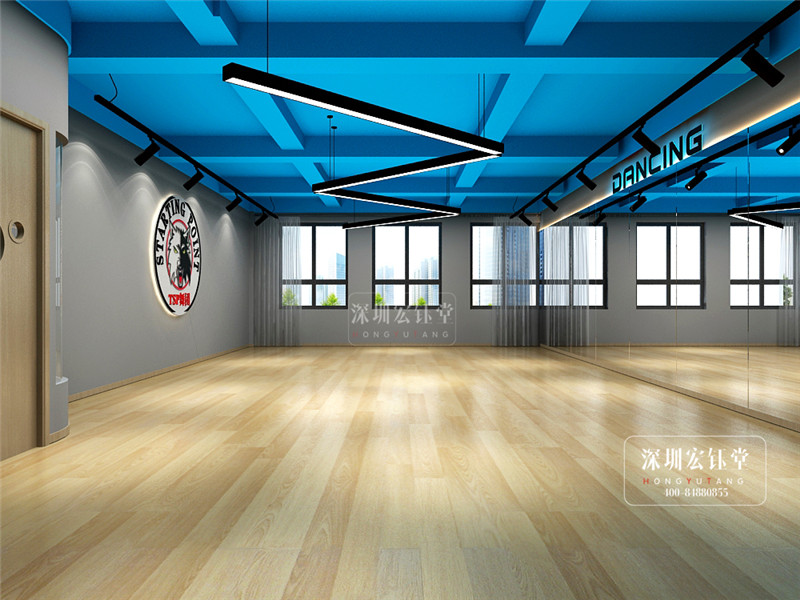 鄭州TSP舞蹈藝術(shù)培訓(xùn)中心爵士舞教室裝修效果圖 鄭州TSP舞蹈藝術(shù)培訓(xùn)中心爵士舞教室裝修效果圖