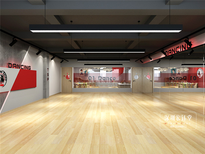 鄭州TSP舞蹈藝術(shù)培訓(xùn)中心教室裝修效果圖 鄭州TSP舞蹈藝術(shù)培訓(xùn)中心教室裝修效果圖