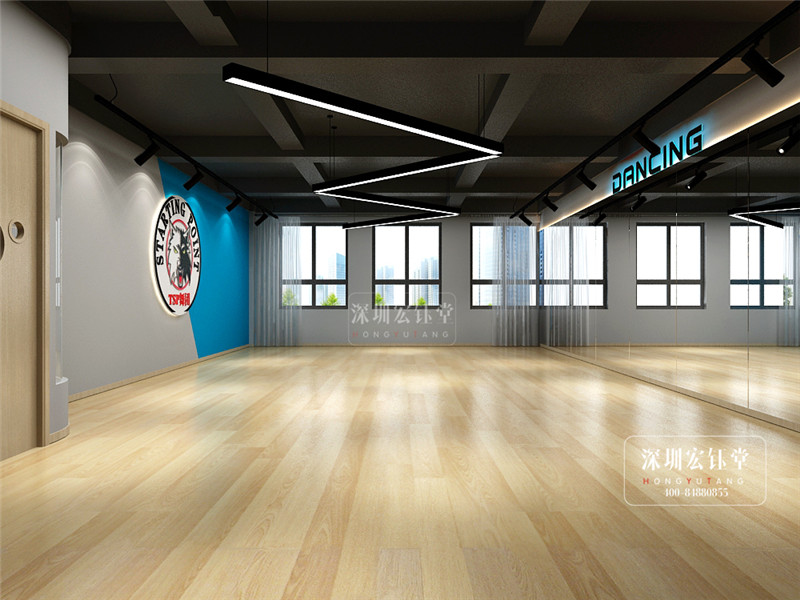 鄭州TSP舞蹈藝術(shù)培訓(xùn)中心街舞教室裝修效果圖 鄭州TSP舞蹈藝術(shù)培訓(xùn)中心街舞教室裝修效果圖