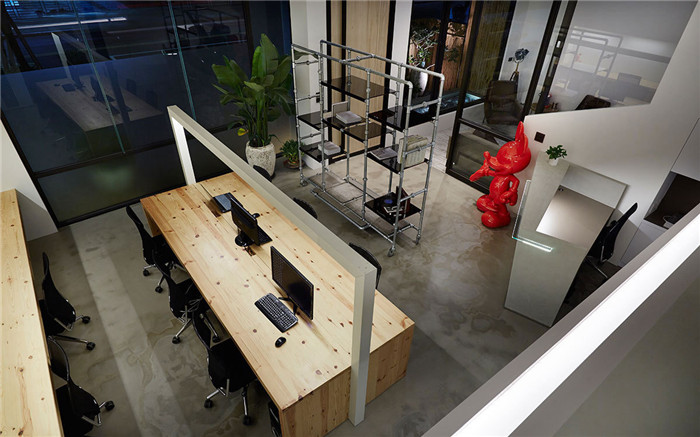 100平LOFT極簡風(fēng)辦公室裝修改造辦公區(qū)設(shè)計實景圖 100平LOFT極簡風(fēng)辦公室裝修改造辦公區(qū)設(shè)計實景圖