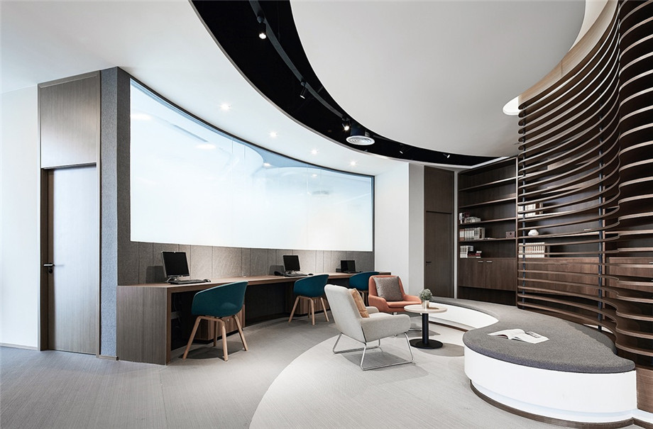 物流公司共享理念現(xiàn)代時尚辦公室洽談區(qū)裝修案例 物流公司共享理念現(xiàn)代時尚辦公室洽談區(qū)裝修案例