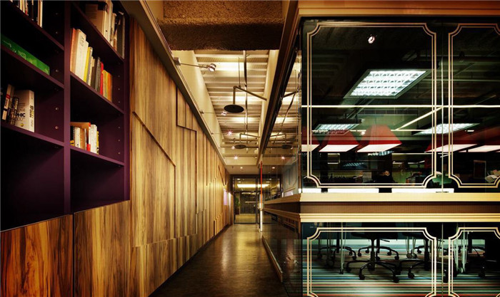 現(xiàn)代古典混搭風平面設計公司辦公室裝修方案