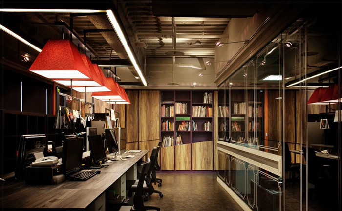 現(xiàn)代古典混搭風平面設計公司辦公室裝修設計方案