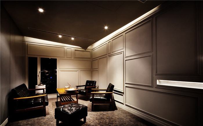 現(xiàn)代古典混搭風平面設計公司小型洽談室裝修方案