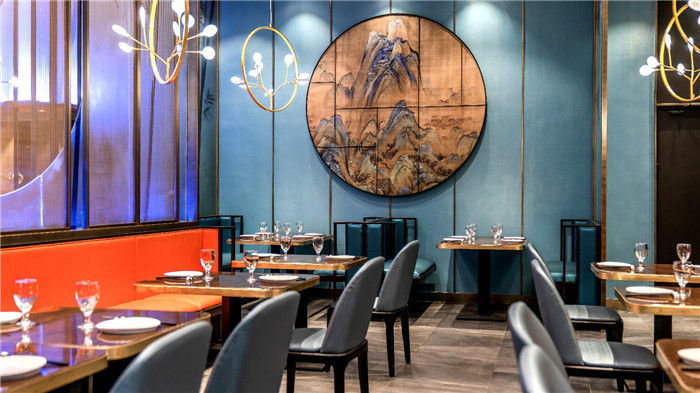 梅州東坡酒樓新潮中餐廳裝修設計案例實景圖