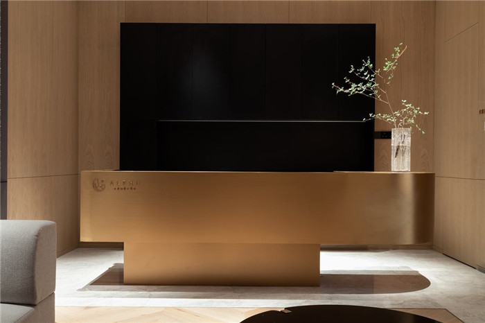 220平小而精美的醫(yī)療美容中心接待前臺裝修設(shè)計(jì)方案