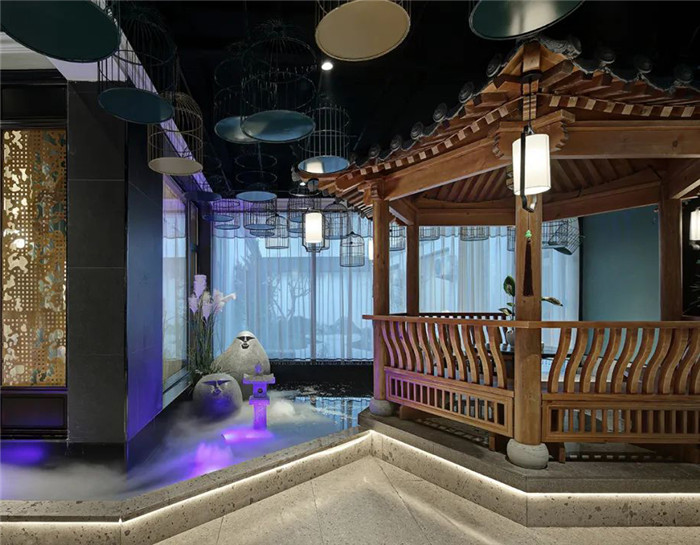 新中式現(xiàn)代混搭風(fēng)連鎖川菜餐廳水景裝修設(shè)計(jì)案例 新中式現(xiàn)代混搭風(fēng)連鎖川菜餐廳水景裝修設(shè)計(jì)案例
