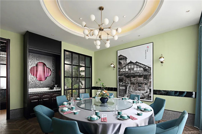 新中式現(xiàn)代混搭風(fēng)連鎖川菜餐廳包房裝修設(shè)計(jì)方案 新中式現(xiàn)代混搭風(fēng)連鎖川菜餐廳包房裝修設(shè)計(jì)方案