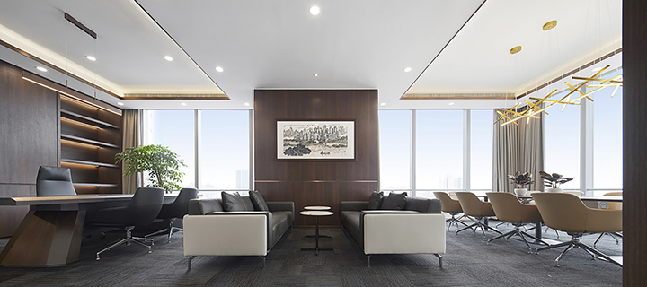 科技感很強的小米消費金融公司總經(jīng)理辦公室裝修設(shè)計方案 科技感很強的小米消費金融公司總經(jīng)理辦公室裝修設(shè)計方案