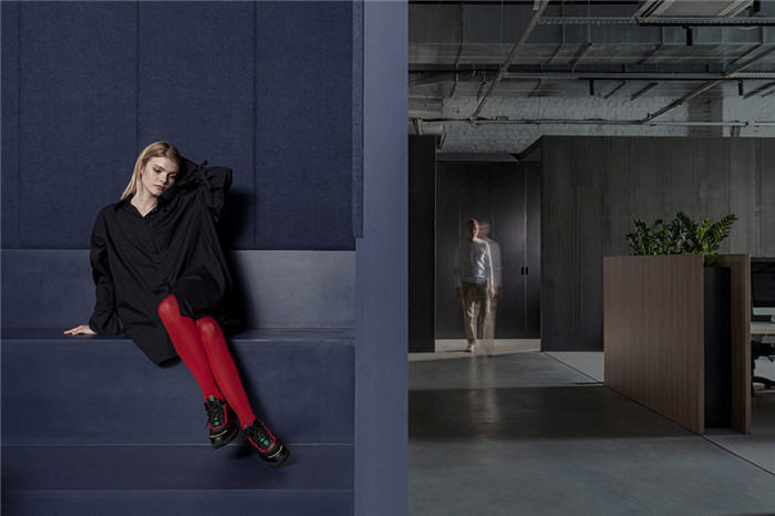 350平藝術工業(yè)風軟件開發(fā)公司辦公室裝修實景圖