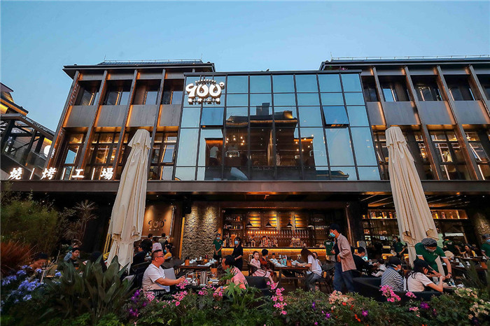 音樂+啤酒+燒烤一站式特色燒烤餐廳裝修設(shè)計方案