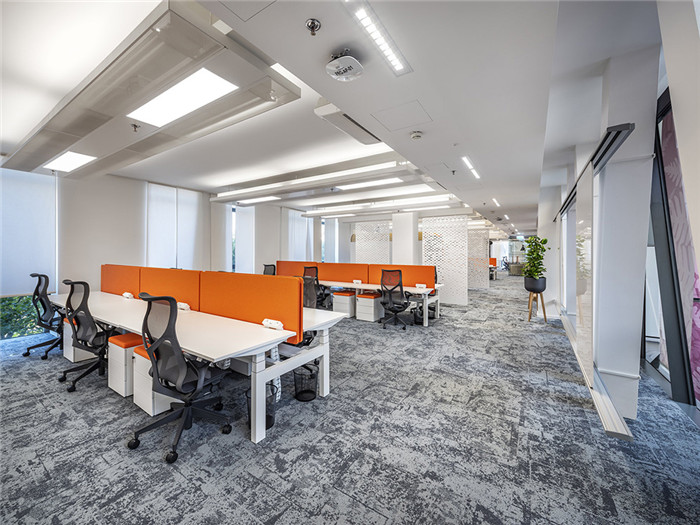 美國閃存制造科技公司可持續(xù)環(huán)保辦公裝修設(shè)計(jì)方案