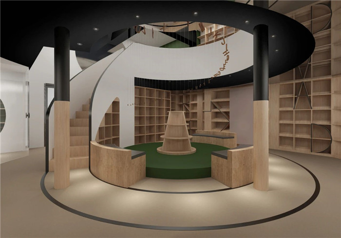 小舞臺設(shè)計(jì)-趣味十足的少兒英語培訓(xùn)機(jī)構(gòu)裝修效果圖