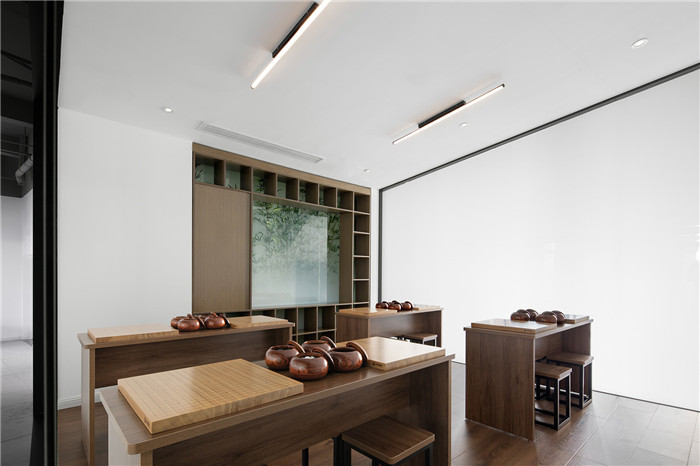 圍棋室裝修設(shè)計(jì)-現(xiàn)代大氣的圍棋培訓(xùn)學(xué)校裝修設(shè)計(jì)方案  傳播國粹文化