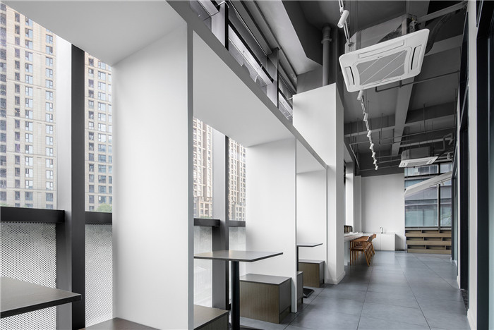 圍棋學(xué)校休閑區(qū)設(shè)計(jì)-現(xiàn)代大氣的圍棋培訓(xùn)學(xué)校裝修設(shè)計(jì)方案  傳播國粹文化