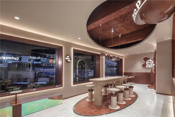 一樓大廳裝修設計-鄭州奶茶店裝修公司推薦COCO都可茶飲店裝修效果圖 一樓大廳裝修設計-鄭州奶茶店裝修公司推薦COCO都可茶飲店裝修效果圖