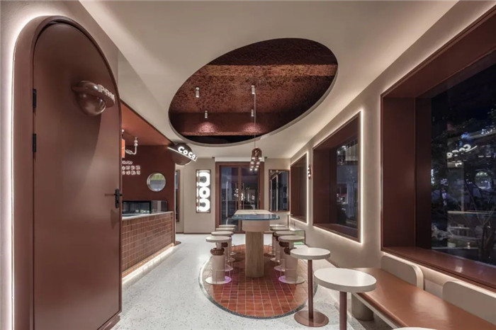 鄭州奶茶店裝修公司推薦COCO都可茶飲店裝修設計方案 鄭州奶茶店裝修公司推薦COCO都可茶飲店裝修設計方案