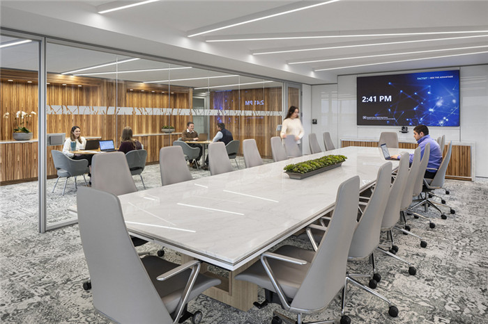 會(huì)議室裝修設(shè)計(jì)-鄭州金融辦公室裝修公司推薦FactSet金融辦公室裝修
