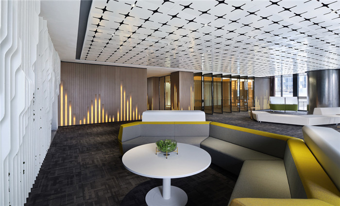 休閑區(qū)裝修設(shè)計(jì)-綠地集團(tuán)上?？偛哭k公室裝修  引領(lǐng)智慧辦公設(shè)計(jì)風(fēng)尚