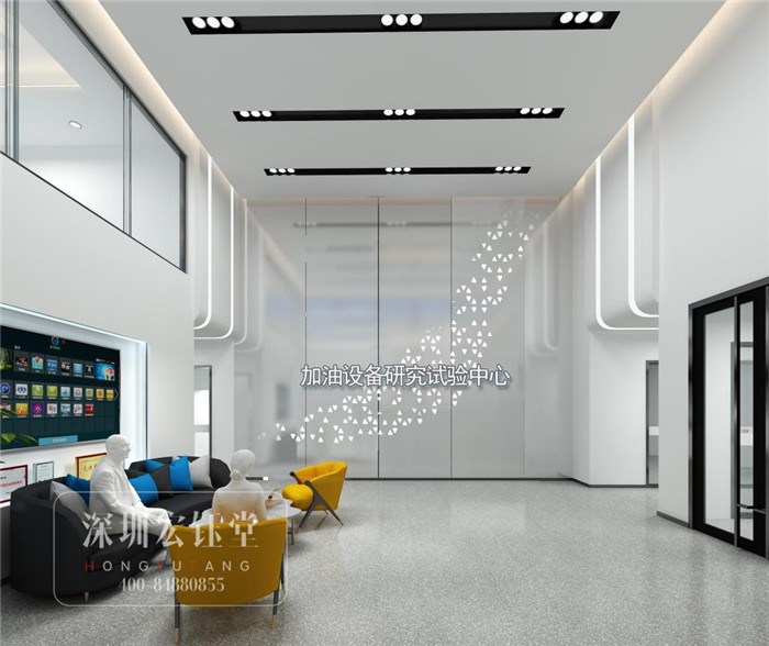 鄭州正星科技實(shí)驗(yàn)室&辦公室裝修效果圖