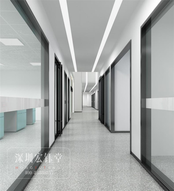 鄭州正星科技實(shí)驗(yàn)室&辦公室裝修效果圖